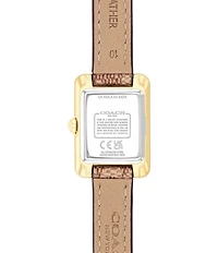 COACH Women's Mara Quartz Analog Canvas Strap Watch