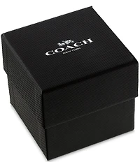 COACH Women's Mara Quartz Analog Saddle Leather Strap Watch