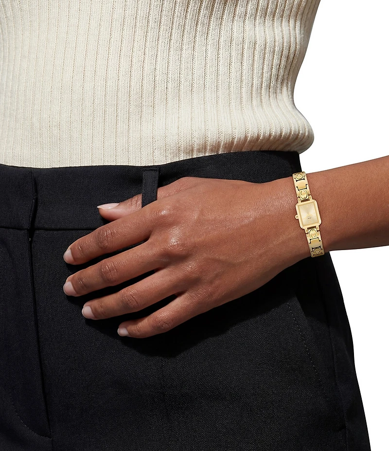 COACH Women's Mara Quartz Analog Stainless Steel Bracelet Watch