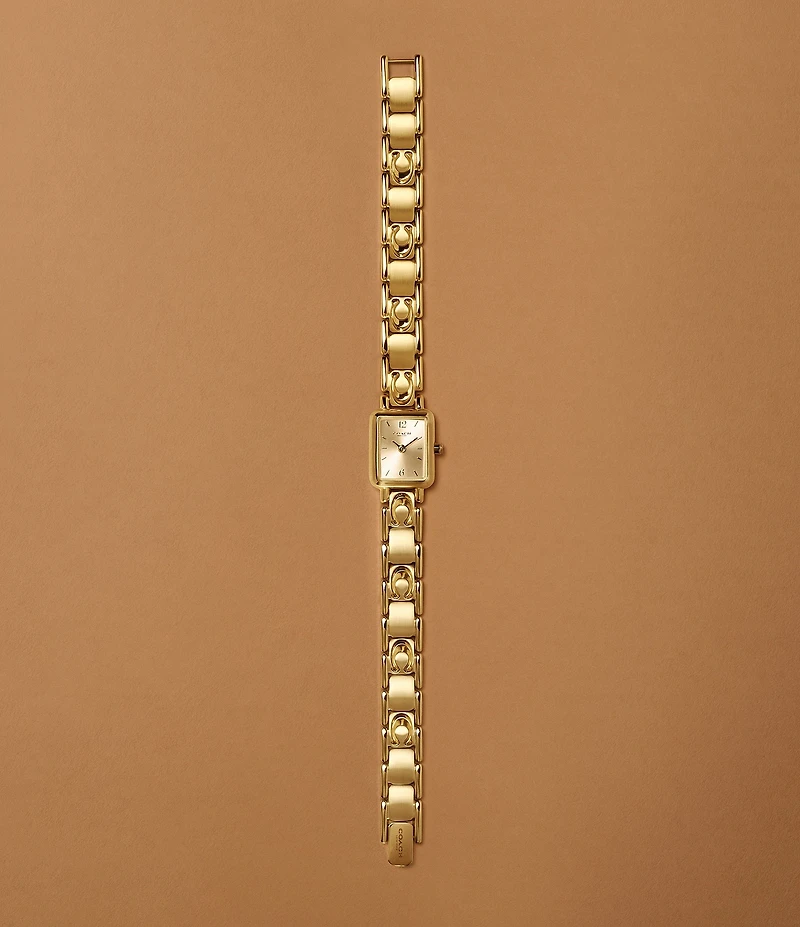 COACH Women's Mara Quartz Analog Stainless Steel Bracelet Watch