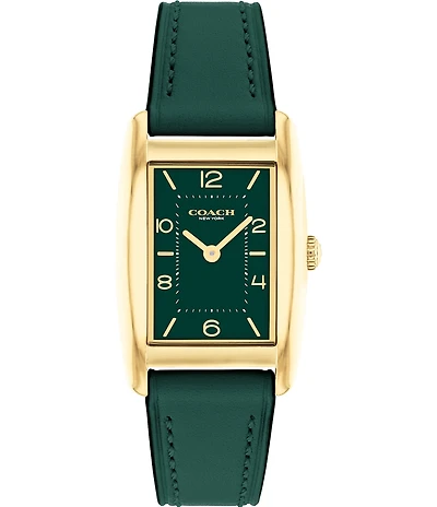 COACH Women's Reese Quartz Analog Leather Strap Watch