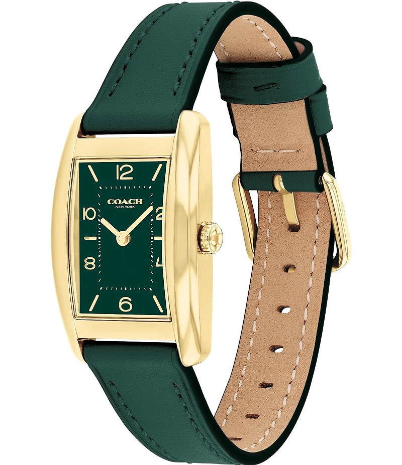 COACH Women's Reese Quartz Analog Leather Strap Watch