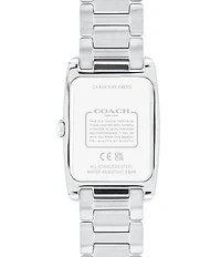COACH Women's Reese Crystal 24mm Quartz Analog Stainless Steel Bracelet Watch