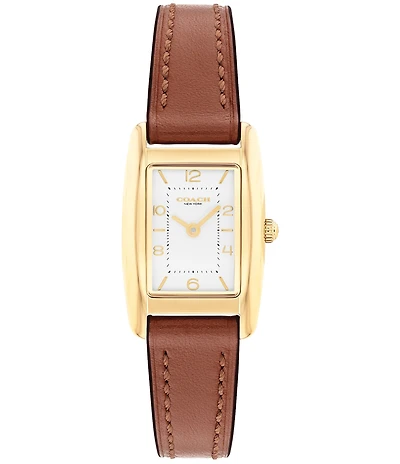 COACH Women's Reese 20mm Quartz Analog Leather Strap Watch