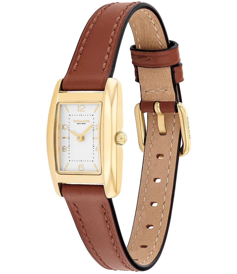 COACH Women's Reese 20mm Quartz Analog Leather Strap Watch