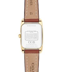 COACH Women's Reese 20mm Quartz Analog Leather Strap Watch