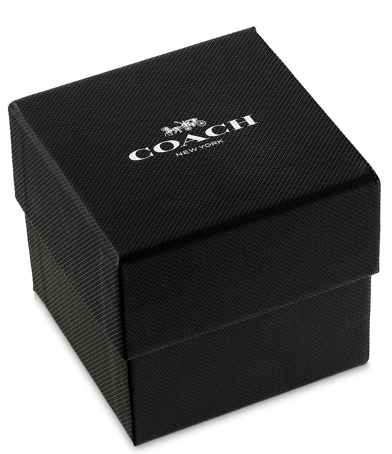 COACH Women's Reese 20mm Quartz Analog Leather Strap Watch