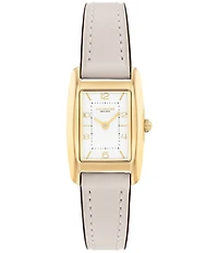 COACH Women's Reese 20mm Quartz Analog Leather Strap Watch
