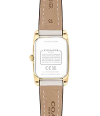 COACH Women's Reese 20mm Quartz Analog Leather Strap Watch