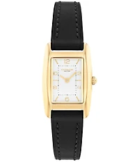 COACH Women's Reese 20mm Quartz Analog Leather Strap Watch