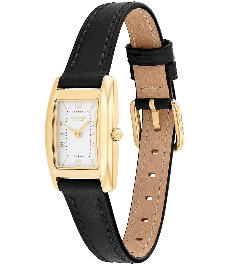 COACH Women's Reese 20mm Quartz Analog Leather Strap Watch