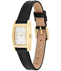COACH Women's Reese 20mm Quartz Analog Leather Strap Watch