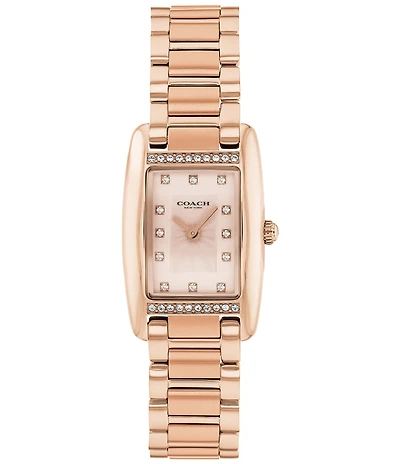 COACH Women's Reese 20mm Quartz Analog Stainless Steel Bracelet Watch