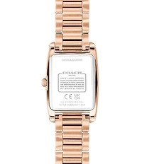 COACH Women's Reese 20mm Quartz Analog Stainless Steel Bracelet Watch