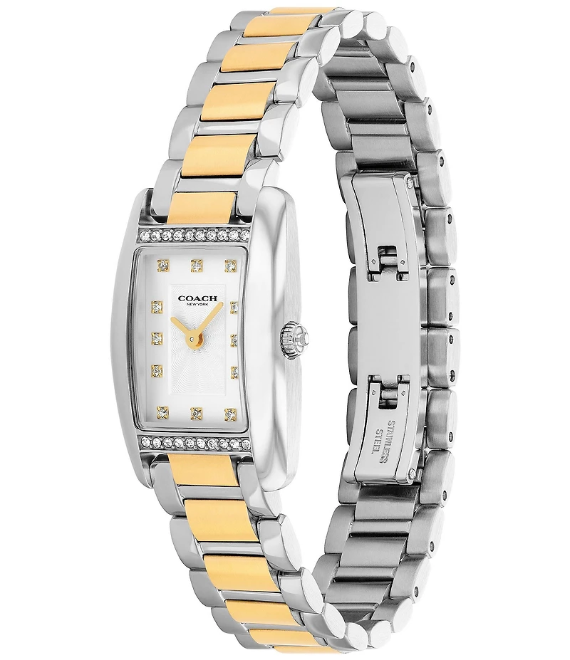COACH Women's Reese 20mm Quartz Analog Stainless Steel Bracelet Watch