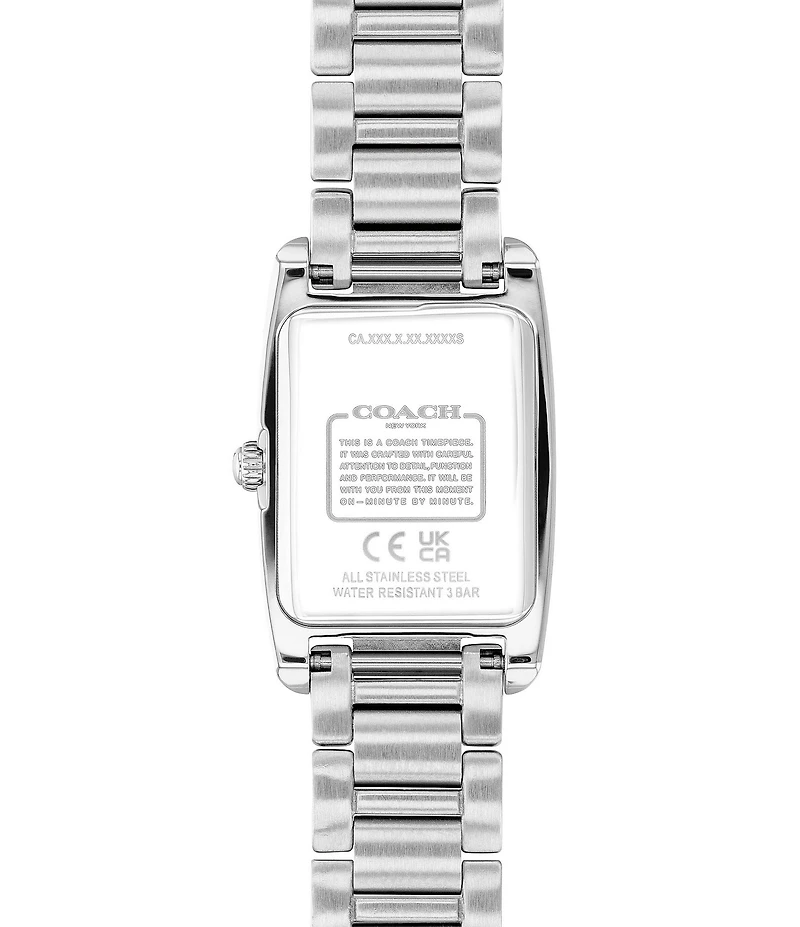 COACH Women's Reese 20mm Quartz Analog Stainless Steel Bracelet Watch