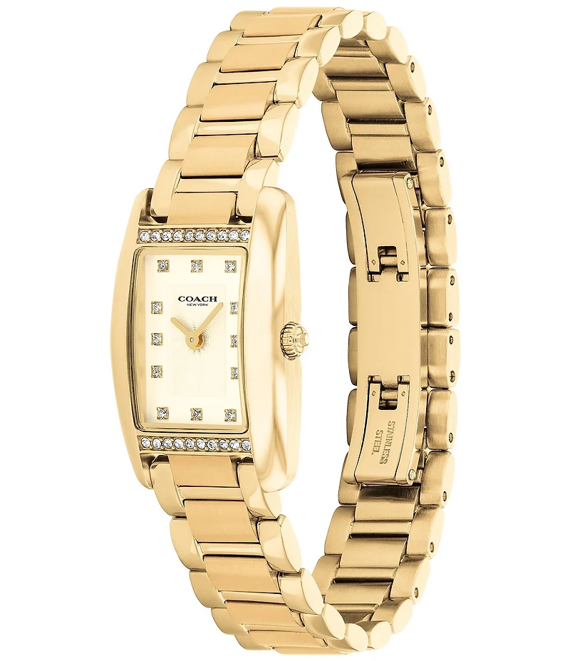COACH Women's Reese 20mm Quartz Analog Stainless Steel Bracelet Watch