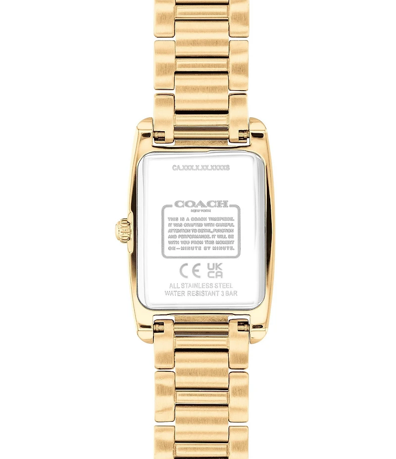 COACH Women's Reese 20mm Quartz Analog Stainless Steel Bracelet Watch