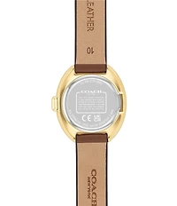 COACH Women's Sammy Quartz Analog Leather Strap Watch