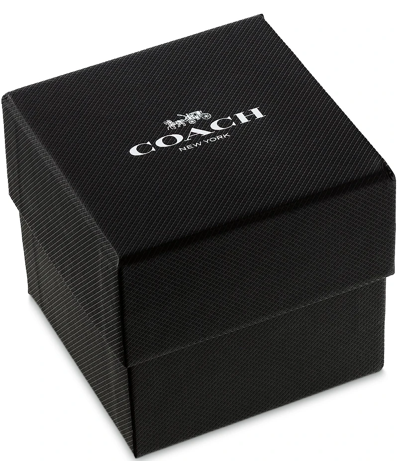 COACH Women's Sammy Quartz Analog Leather Strap Watch