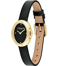 COACH Women's Sammy Quartz Analog Leather Strap Watch