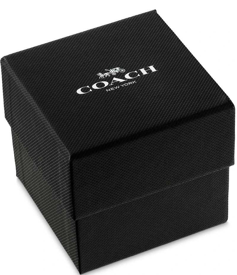 COACH Women's Sammy Quartz Analog Leather Strap Watch