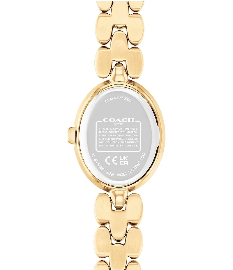 COACH Women's Sammy Quartz Analog Stainless Steel Bracelet Watch