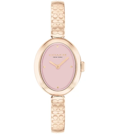 COACH Women's Sammy Quartz Analog Stainless Steel Logo Bracelet Watch