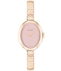 COACH Women's Sammy Quartz Analog Stainless Steel Logo Bracelet Watch