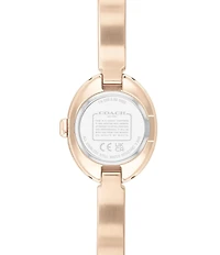 COACH Women's Sammy Quartz Analog Stainless Steel Logo Bracelet Watch