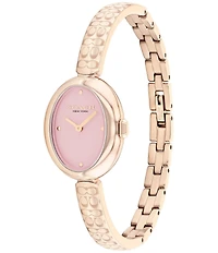 COACH Women's Sammy Quartz Analog Stainless Steel Logo Bracelet Watch