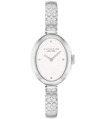 COACH Women's Sammy Quartz Analog Stainless Steel Logo Bracelet Watch