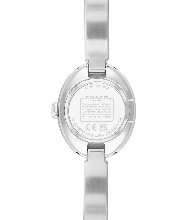 COACH Women's Sammy Quartz Analog Stainless Steel Logo Bracelet Watch