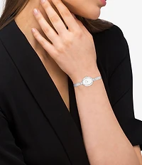 COACH Women's Sammy Quartz Analog Stainless Steel Logo Bracelet Watch