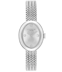 COACH Women's Sammy Quartz Analog Stainless Steel Mesh Bracelet Watch