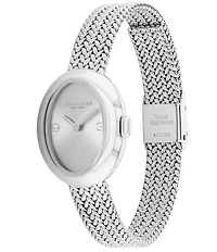 COACH Women's Sammy Quartz Analog Stainless Steel Mesh Bracelet Watch