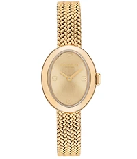 COACH Women's Sammy Quartz Analog Stainless Steel Mesh Bracelet Watch