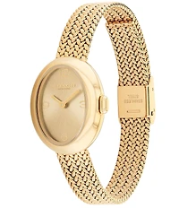COACH Women's Sammy Quartz Analog Stainless Steel Mesh Bracelet Watch