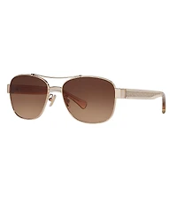 COACH Signature Aviator Sunglasses