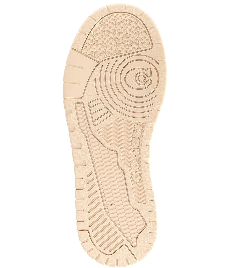 COACH Women's Soho Patent Signature Coated Canvas Lace Up Sneakers