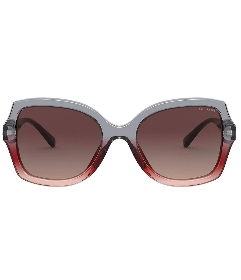 COACH Women's HC829 56mm Square Sunglasses