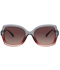 COACH Women's HC829 56mm Square Sunglasses