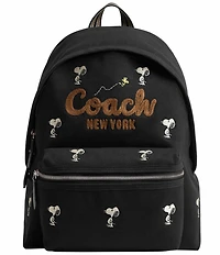 COACH x Peanuts Cargo Backpack with Snoopy Print