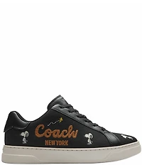 COACH X Peanuts Men's High Line Sneaker with Snoopy Print