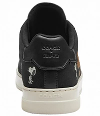 COACH X Peanuts Men's High Line Sneaker with Snoopy Print