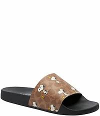 COACH X Peanuts Pool Slide Sandals