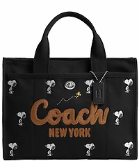 COACH x Peanuts Snoopy Cargo Tote Bag