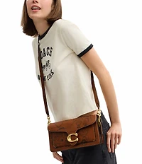 COACH x Peanuts Tabby Shoulder 26 with Newspaper Print
