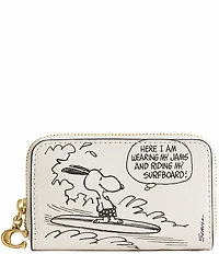 COACH x Peanuts Zip Around Card Case