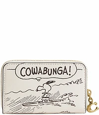 COACH x Peanuts Zip Around Card Case